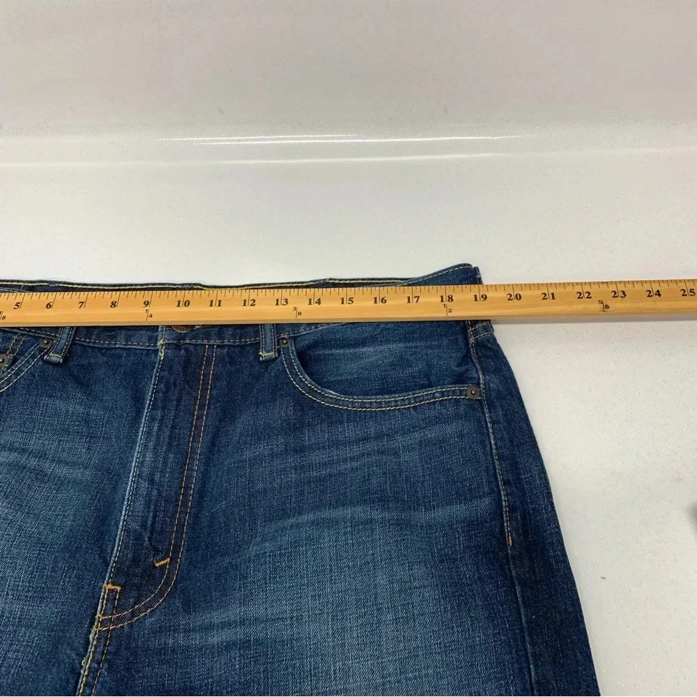 Levis 505 Jeans Men 38  Inseam 29"  Blue‎ Fade Straight 100% Cotton Casual Work - Picture 7 of 9